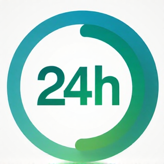 24/7 Verfügbar Icon